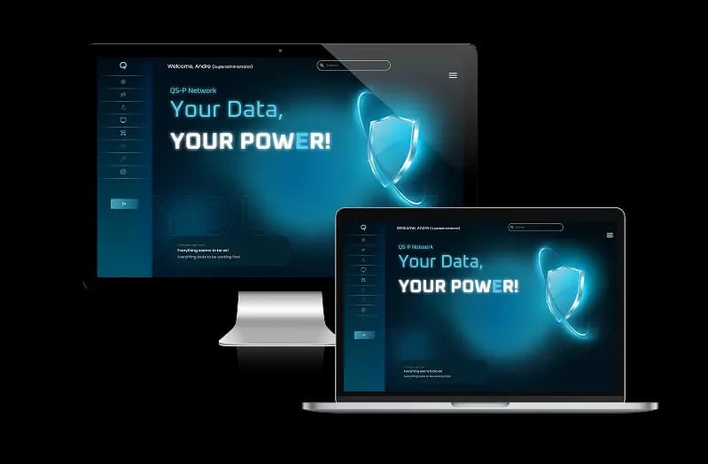Two devices showing QSP dashboards